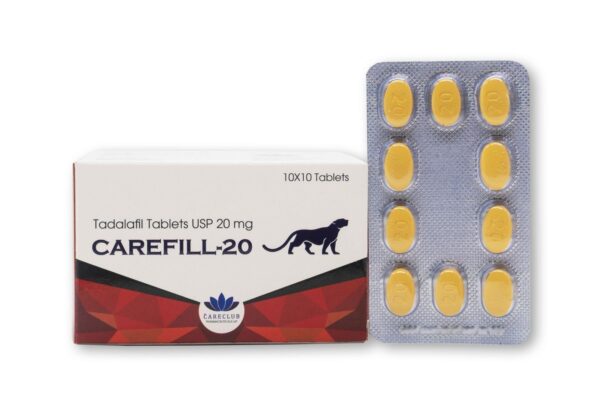 Carefill 20mg Ταδαλαφίλη 100 δισκία Φαρμακείο ΕΕ