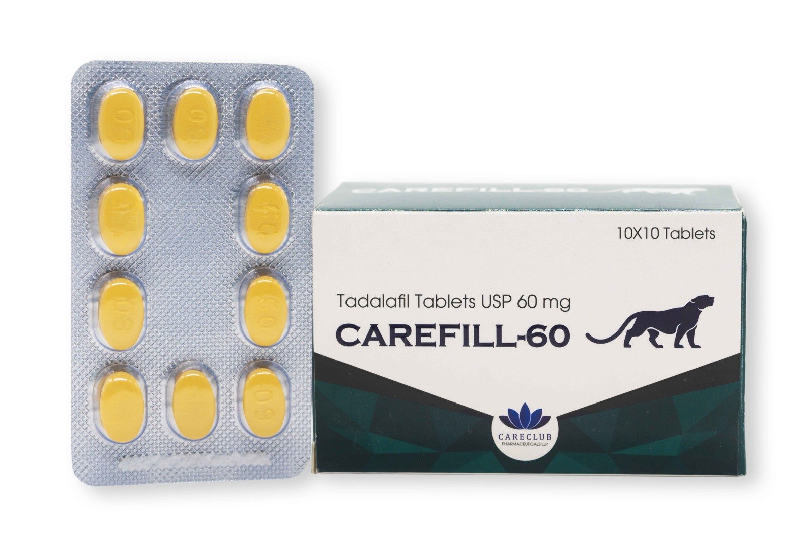 Carefill 60mg Ταδαλαφίλη 100 δισκία Φαρμακείο ΕΕ