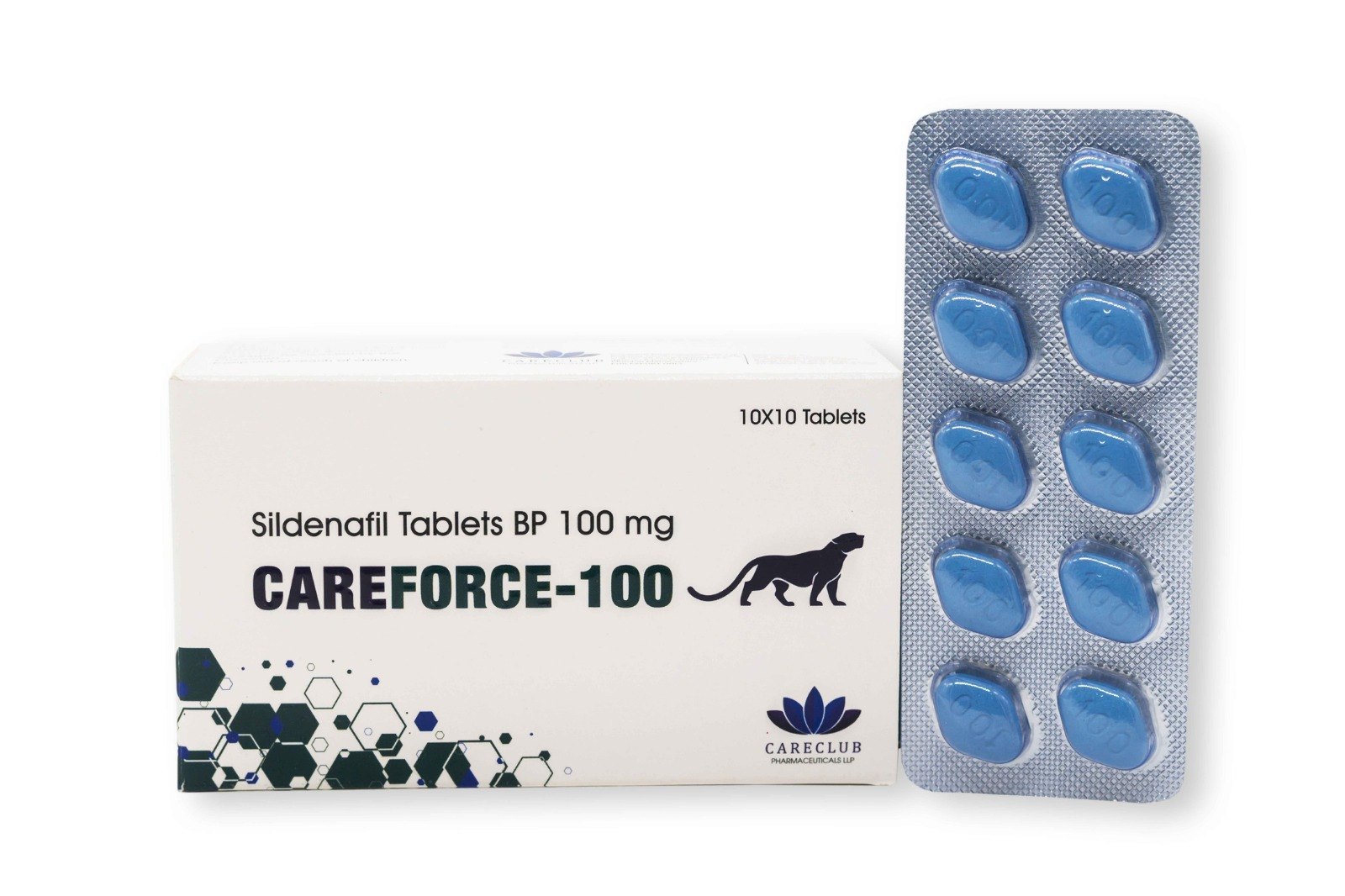 Careforce 100mg Κιτρικό Σιλδεναφίλη BP 100 δισκία Φαρμακείο ΕΕ
