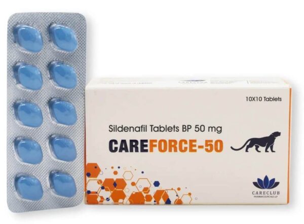 Careforce 50mg Sildenafil BP 100 δισκία Φαρμακείο ΕΕ