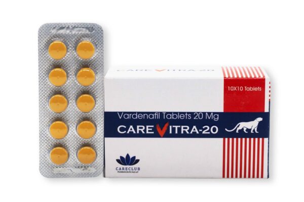 Carevitra 20mg Vardenafil 100 tabs Φαρμακείο Ε.Ε