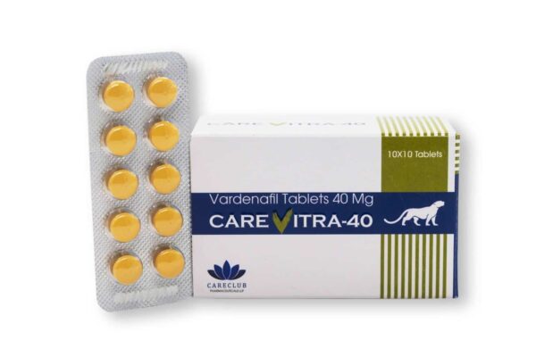 Carevitra 40mg Vardenafil 100 tabs Φαρμακείο Ε.Ε