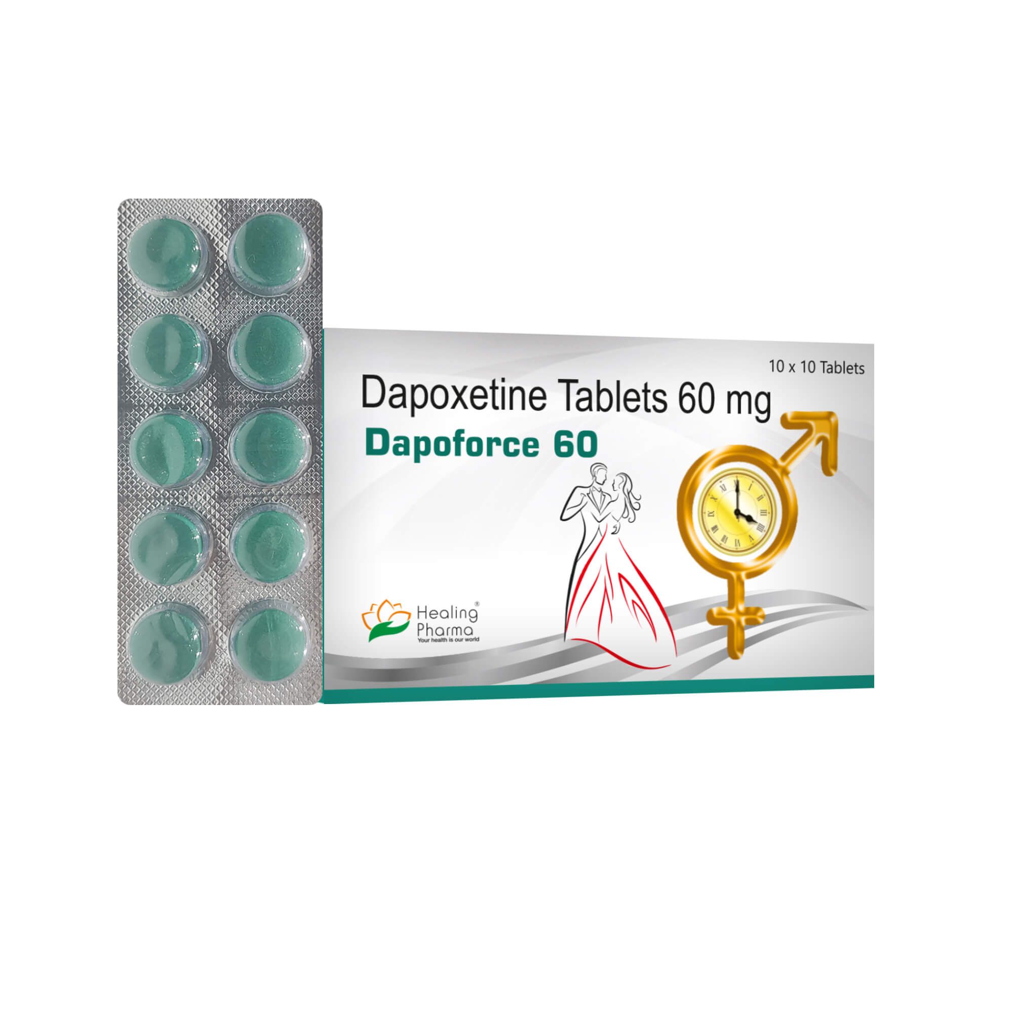 Dapoforce 60mg Δαποξετίνη 100 δισκία Φαρμακείο ΕΕ