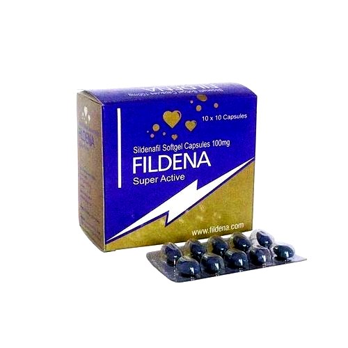 FILDENA Super Active Sildenafil Softgel Caps 100 δισκία Φαρμακείο ΕΕ