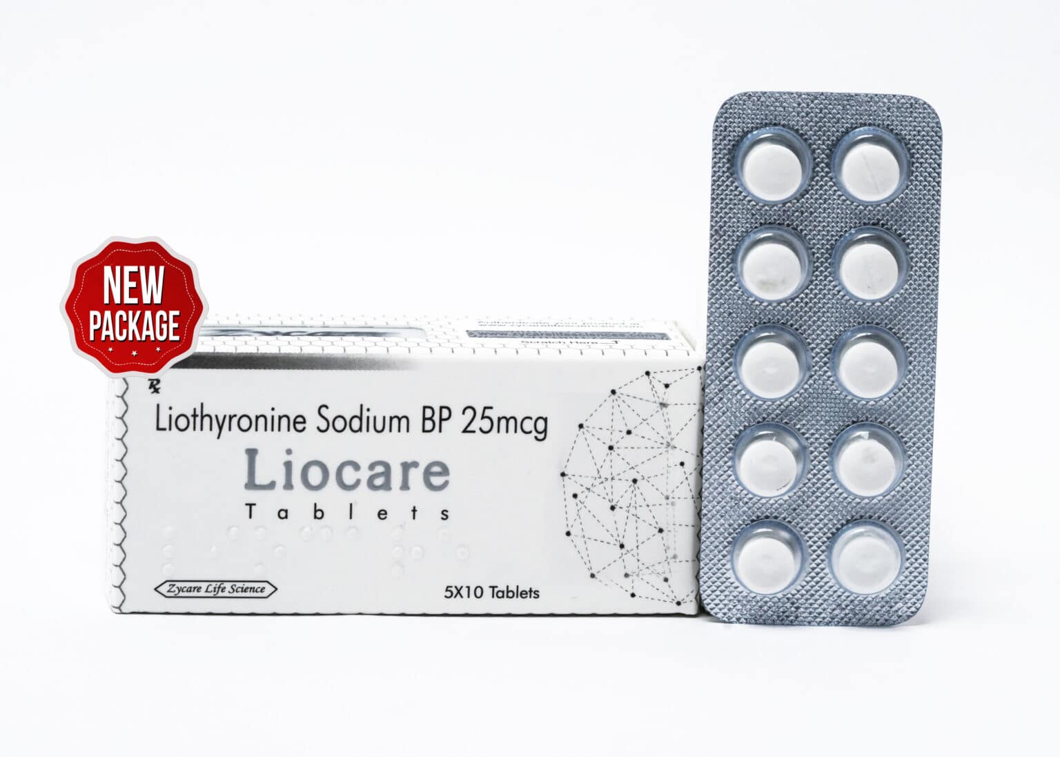 LIOCARE Δισκία Νατρίου Λιοθυρονίνης BP 25mg 5×10 1