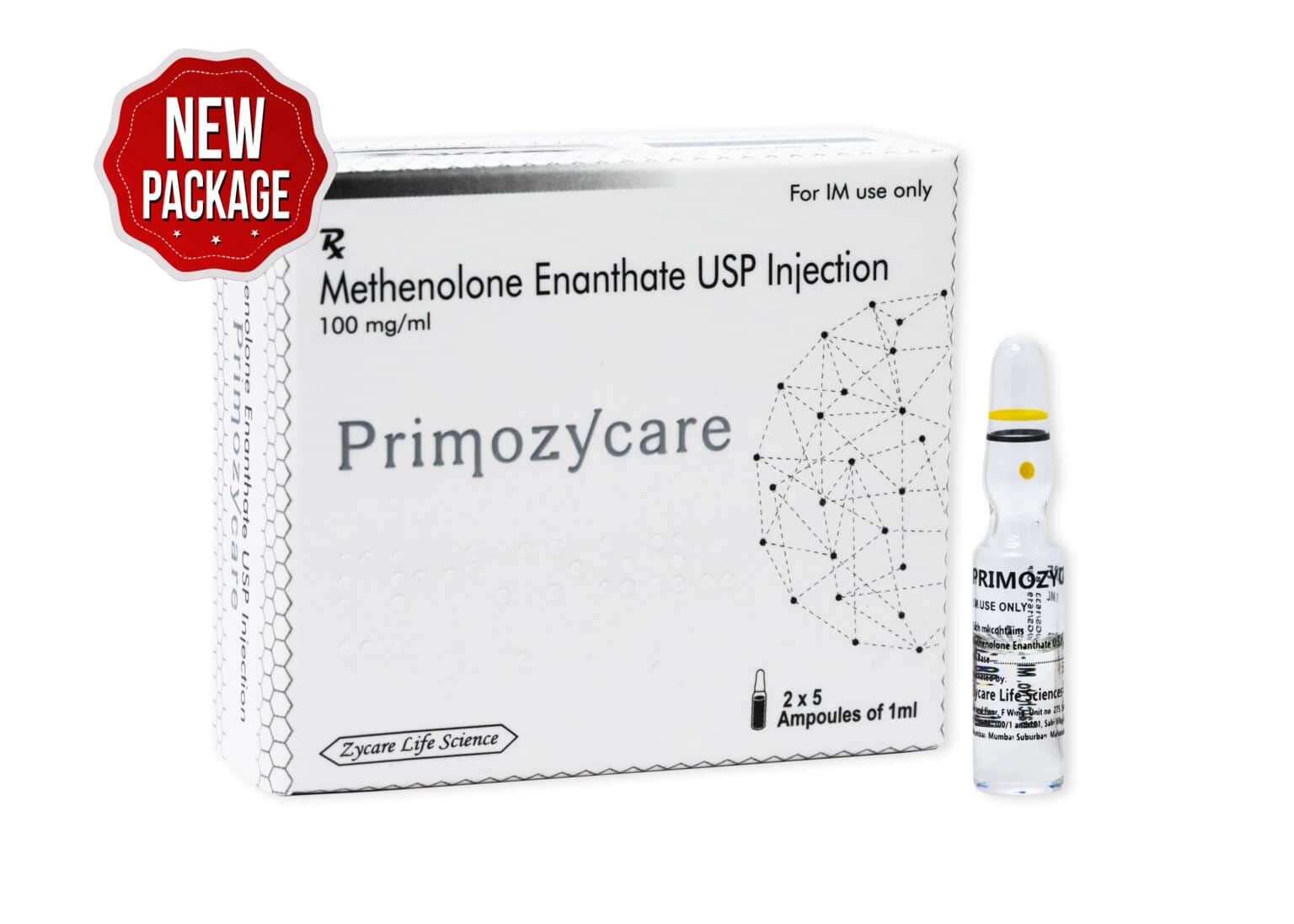 PRIMOZYCARE Μεθενολόνη Ενανθική USP Ενέσιμο 100mg 1×10 1