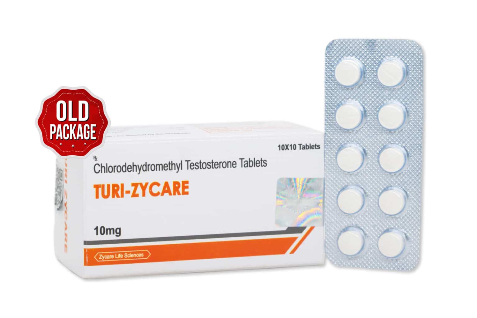 TURI ZYCARE 4 Χλωροδεϋδρομεθυλοτεστοστερόνη 10mg 10×10 1