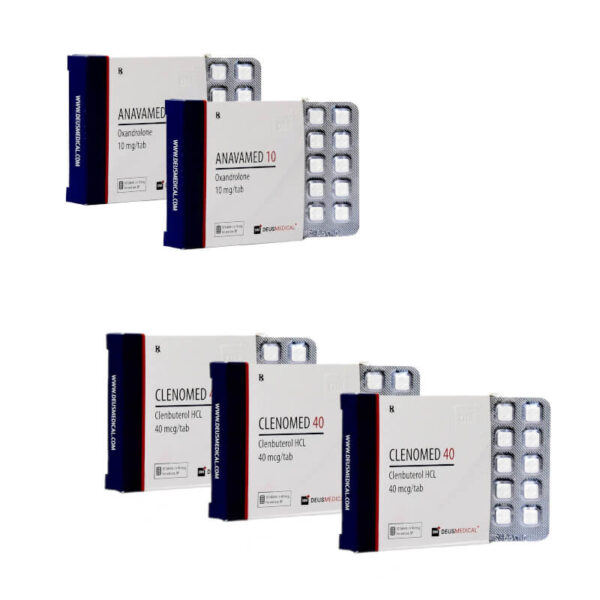 Προηγμένο πακέτο απώλειας βάρους για γυναίκες Anavar Clenbuterol 8 εβδομάδων Deus