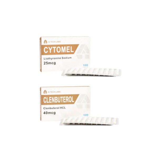 Πακέτο απώλειας βάρους για γυναίκες A TECH LABS CLENBUTEROL + T3 (8 εβδομάδες)