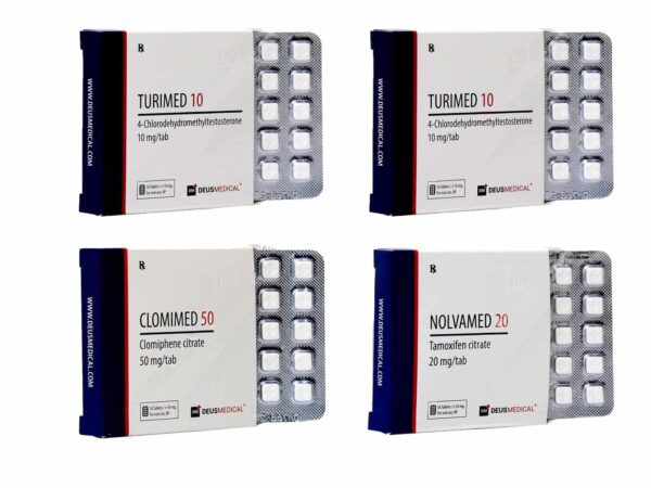 14 ΠΑΚΕΤΟ ΓΙΑ ΑΥΞΗΣΗ ΛΙΠΗΣ ΜΑΖΑΣ TURINABOL PROTECTION PCT 4 εβδομάδες Deus Medical