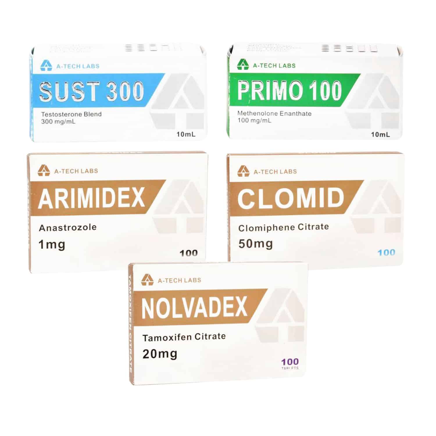 PACK MUSCLE SEC ΕΠΙΠΕΔΟ I ΕΝΕΣΗ SUSTANON PRIMOBOLAN PCT 8 ΕΒΔΟΜΑΔΕΣ A Tech Labs