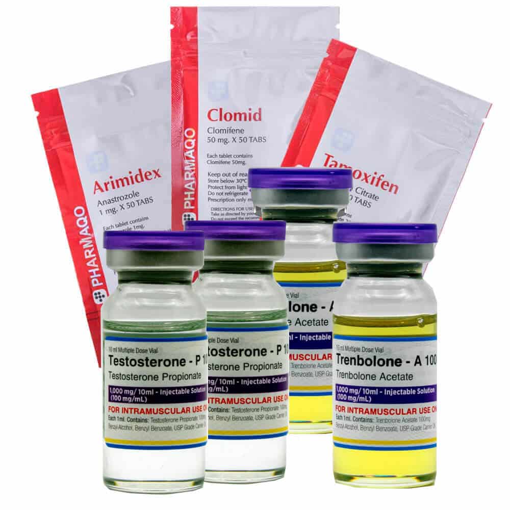 Συσκευασία Lean Mass Gain Advanced Pharmaqo Labs Προπιονική τεστοστερόνη Οξική τρενβολόνη 6 εβδομάδες