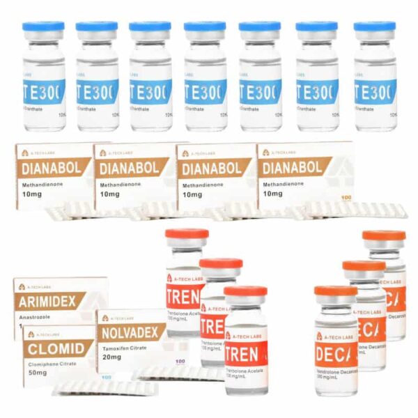 Πακέτο Extreme Mass Gain TEST E DECA TREN A DIANABOL 16 εβδομάδες A TECH