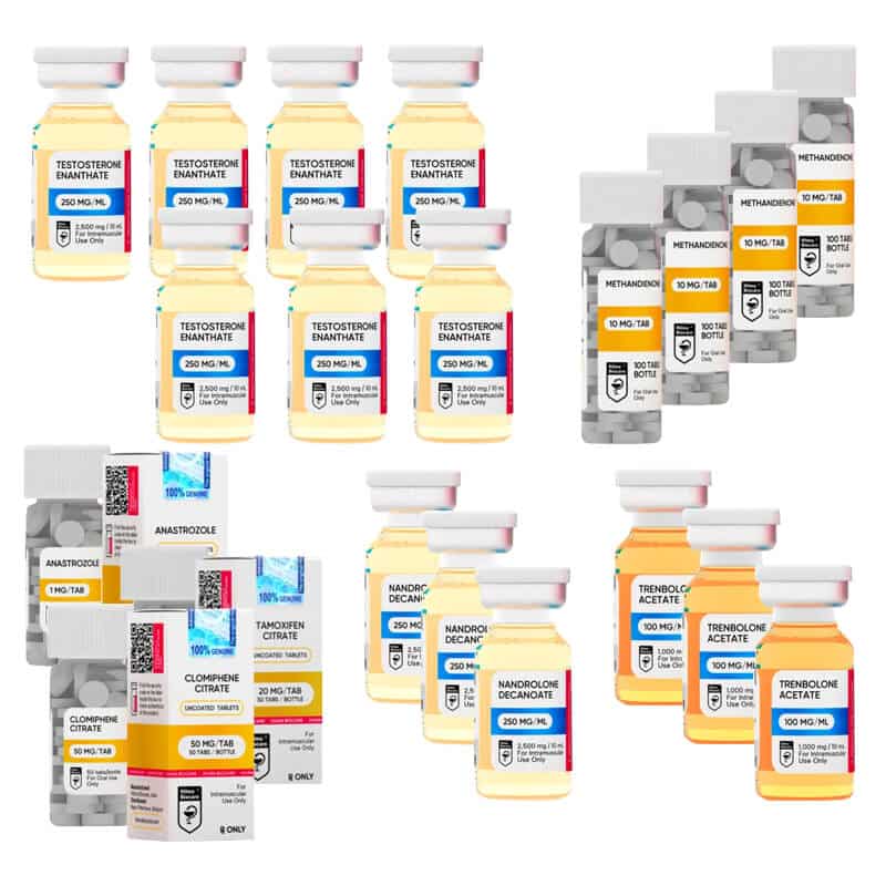 Πακέτο Extreme Mass Gain TEST E DECA TREN A DIANABOL 16 εβδομάδες HILMA