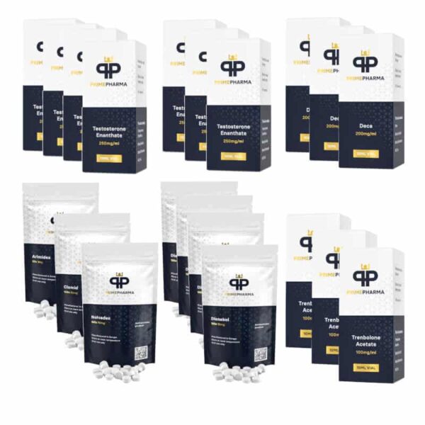 Πακέτο Αύξησης Μάζας Extreme TEST E DECA TREN A DIANABOL 16 εβδομάδες Prime Pharma