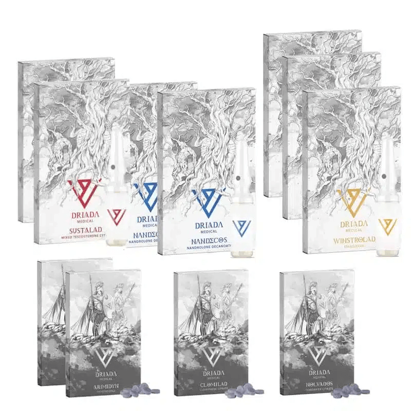 Συσκευασία αύξησης ξηρής μάζας (ΕΝΕΣΗ) SUSTANON + DECA + WINSTROL (8 εβδομάδες) Driada Medical