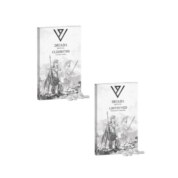 Συσκευασία τεμαχισμού 8 εβδομάδων Clenbuterol Cytomel Driada