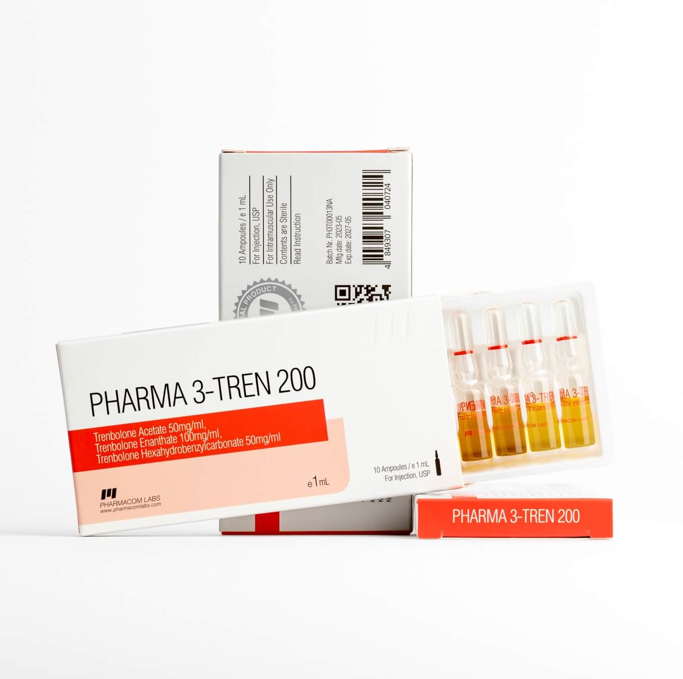 Pharma 3 TREN 200 Αμπούλες (10 x 1 ml x 200 mg) PHARMACOM
