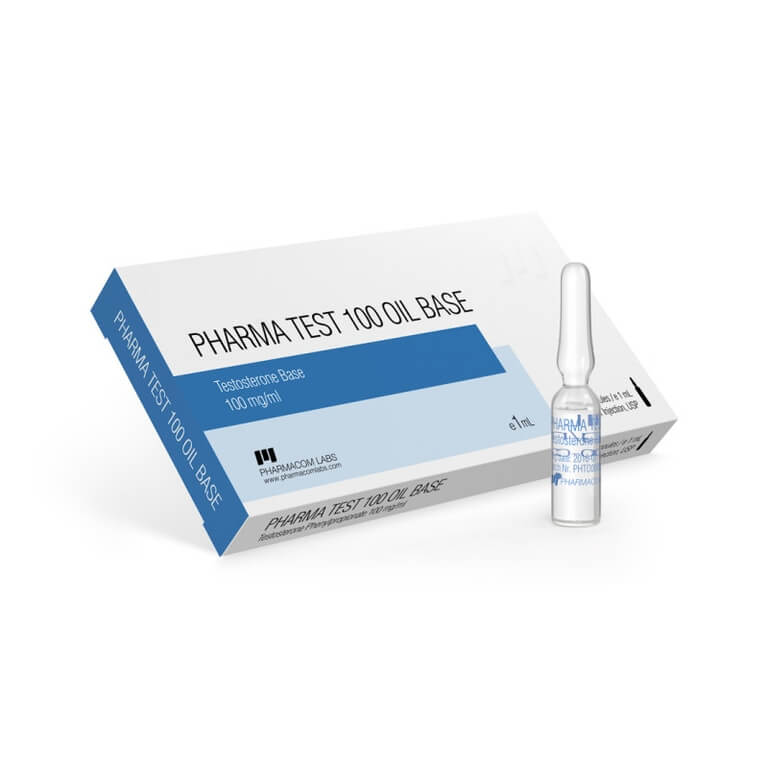 Pharmatest 100 Αμπούλες με Βάση Ελαίου (10 x 1 ml x 100 mg) PHARMACOM