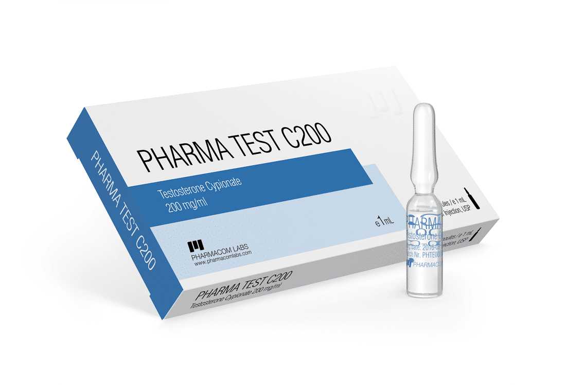 Pharmatest C 200 Αμπούλες (10 x 1 ml x 200 mg) PHARMACOM