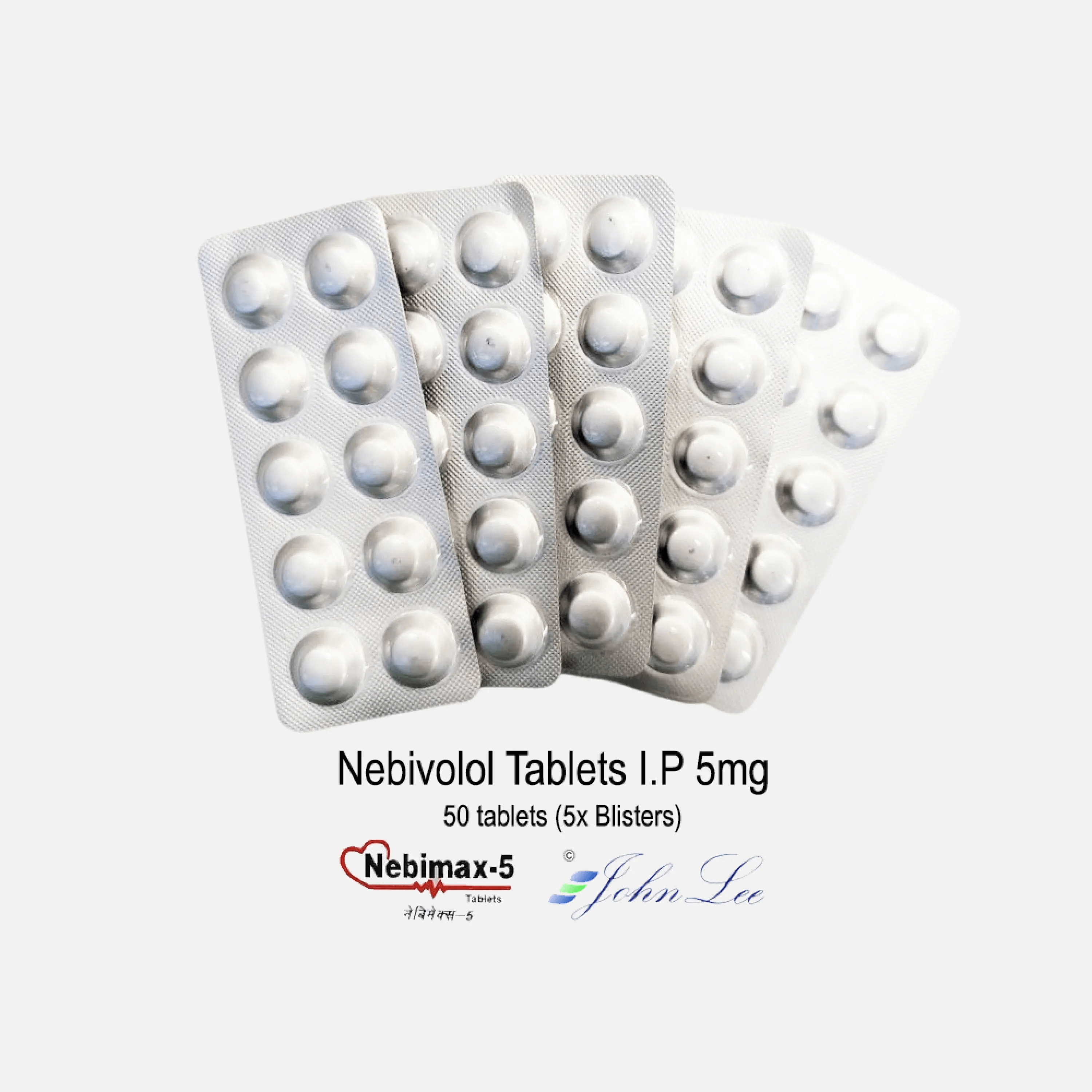 Νεμπιβολόλη 5mg Nebimax 5 50 δισκία 5 κυψέλες Driada Medical
