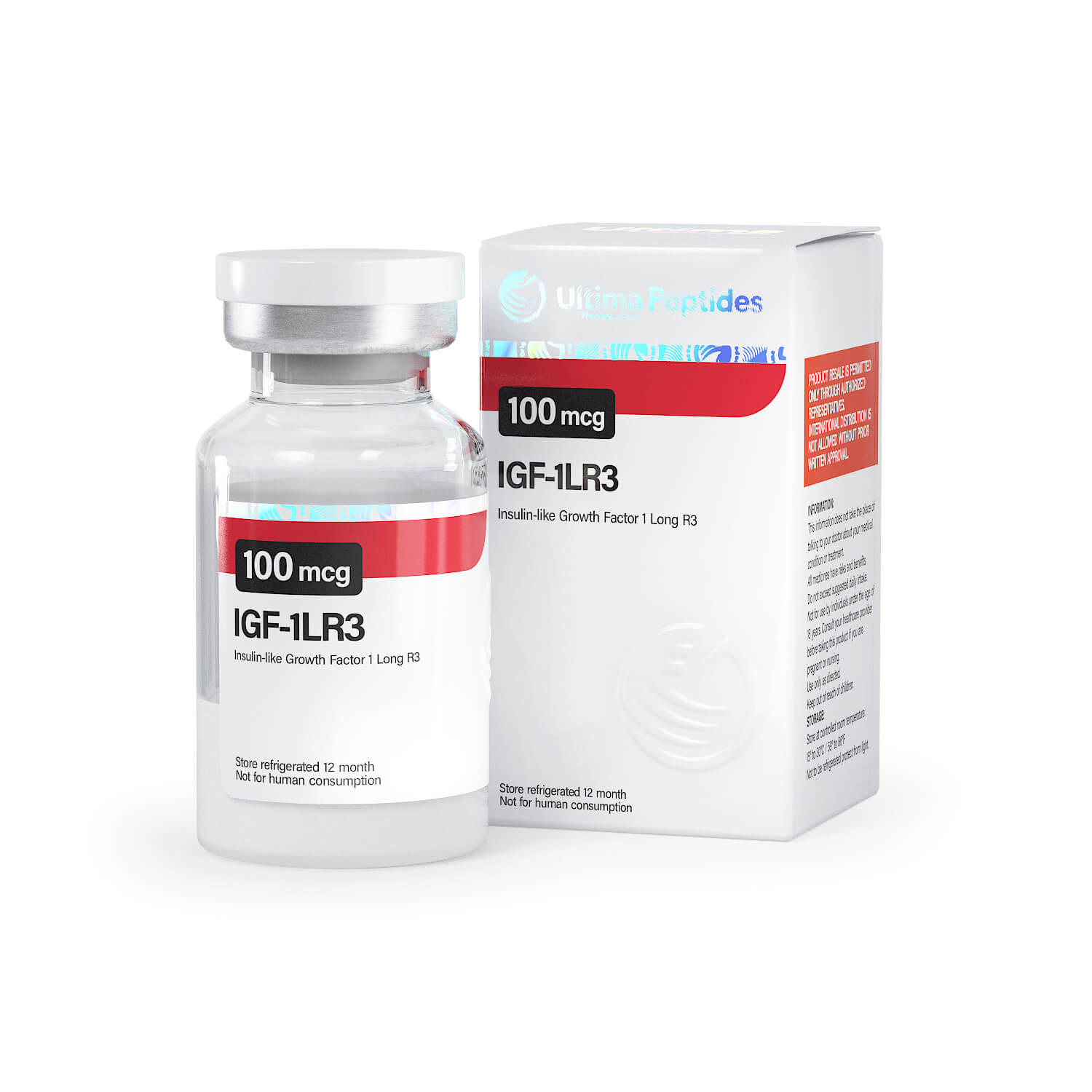 Ultima-IGF-1 LR3 0,1mg - 1 φιαλίδιο x 100 mcg - UltimaPeptides USA