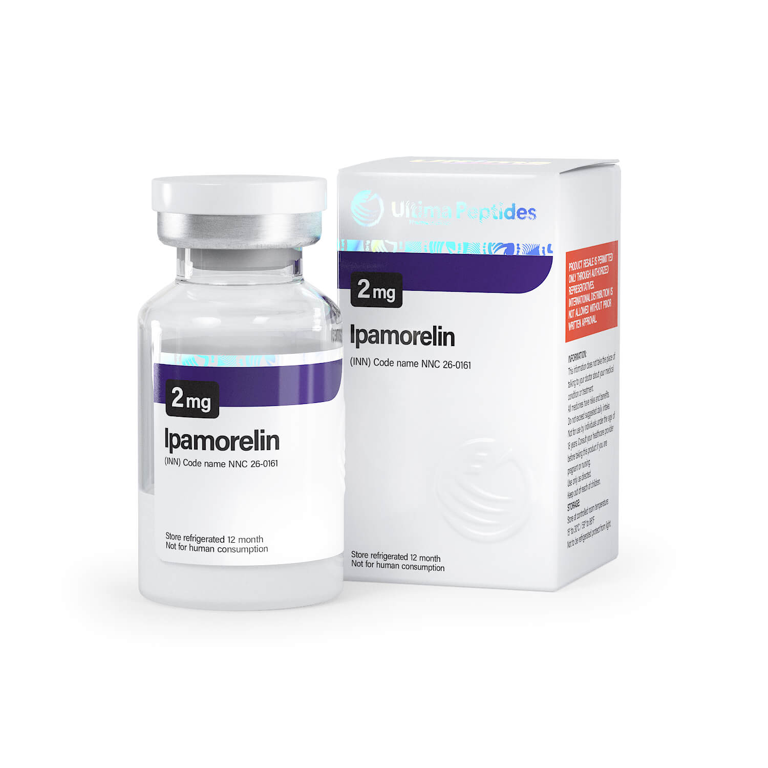 Ultima-Ipamorelin 2mg - 1 φιαλίδιο x 2 mg - UltimaPeptides USA