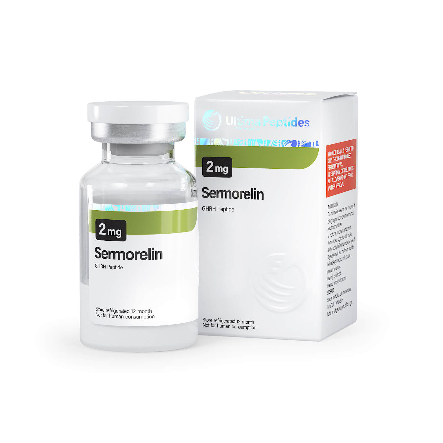 Ultima-Sermorelin 5mg - 1 φιαλίδιο x 5 mg - UltimaPeptides USA