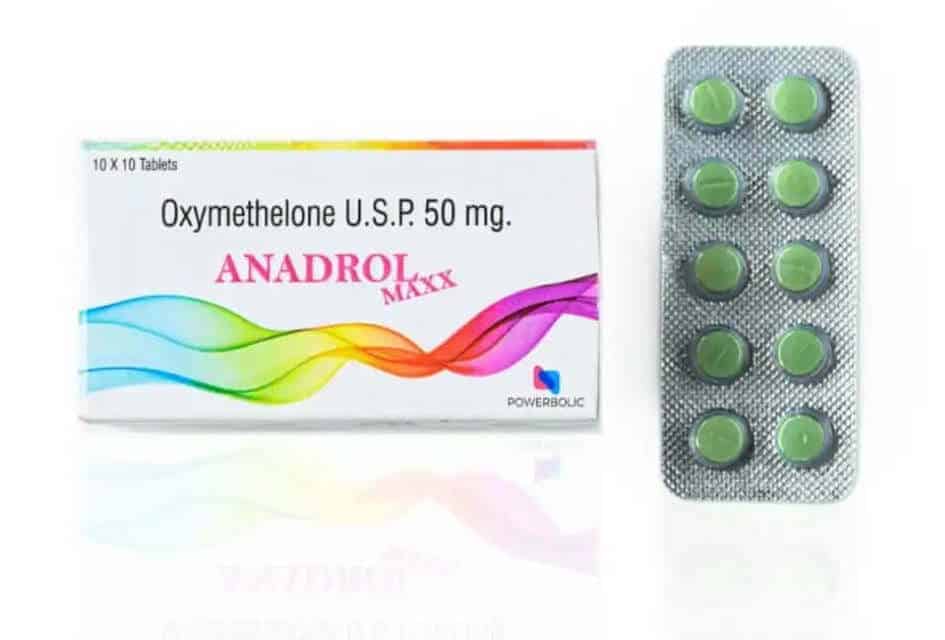 ANADROL MAXX - Οξυμεθεολόνη USP 50mg 100 Δισκία - POWERBOLIC
