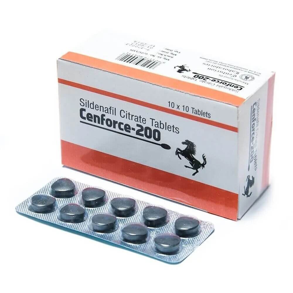 Cenforce 200 MG (Κιτρικό Σιλδεναφίλη 200mg) (100 δισκία) - CENTURION