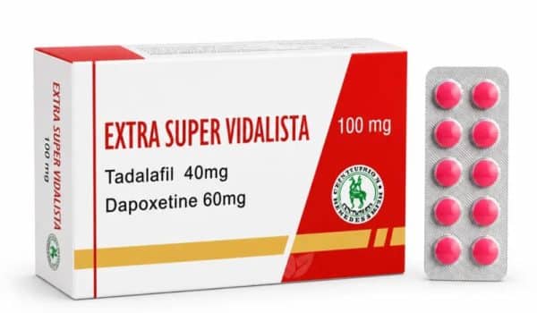 EXTRA SUPER VIDALISTA (Ταδαλαφίλη + Δαποξετίνη) (100 δισκία) - CENTURION