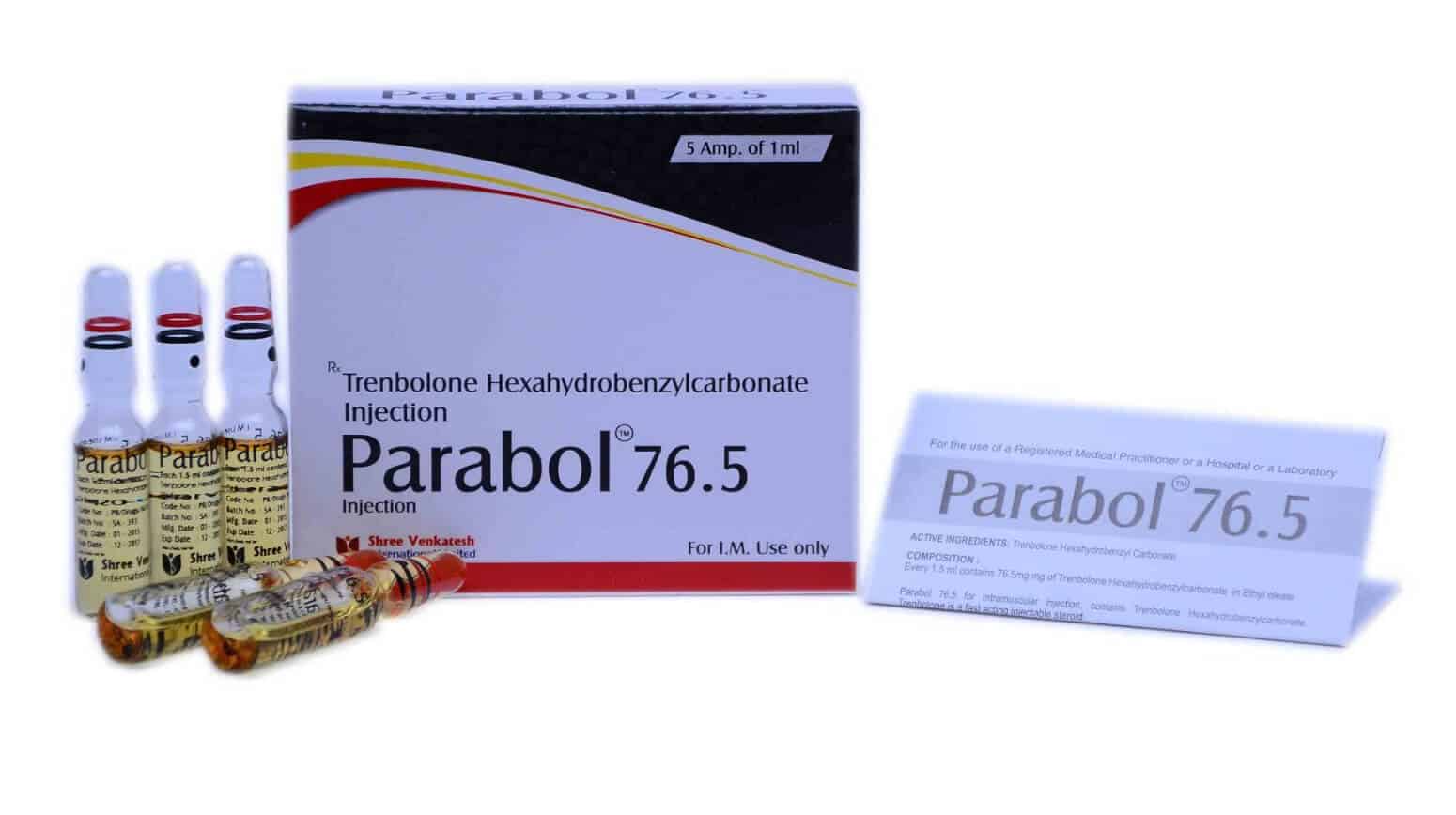 PARABOL - Τρεμπολόνη Hexa 76,5mg/ml (5amps x 1ml) - Σρι Βενκάτες
