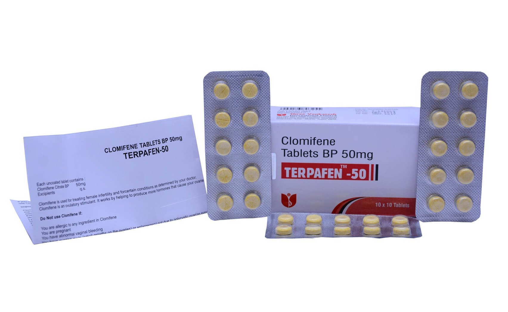 TERPAFEN - Κιτρικό κλομιφαίνης 50mg (100 δισκία) - Shree Venkatesh