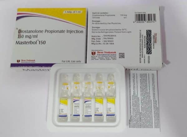 MASTERBOL 150 - Προπιονική Δροστανολόνη 150mg/ml (5amps x 1ml) - Σρι Βενκάτες