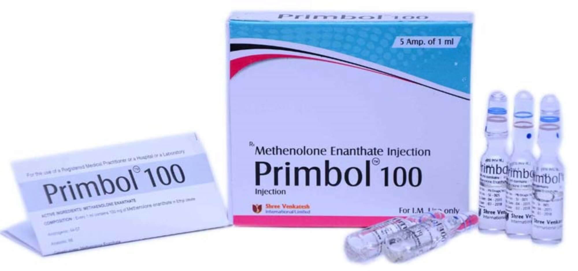 PRIMBOL - Μεθενολόνη Ενανθική 100mg/ml (5amps x 1ml) - Shree Venkatesh