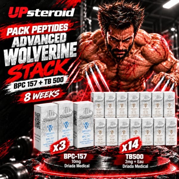 Pack Peptides Advanced Wolverine Stack (BPC 157 + TB 500) 8 semaines - DRIADA