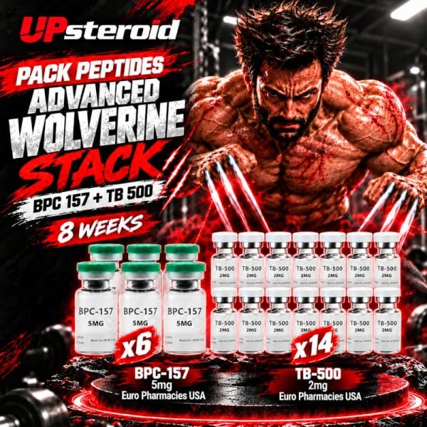 Pack Peptides Advanced Wolverine Stack (BPC 157 + TB 500) 8 semaines - EURO PHARMA USA