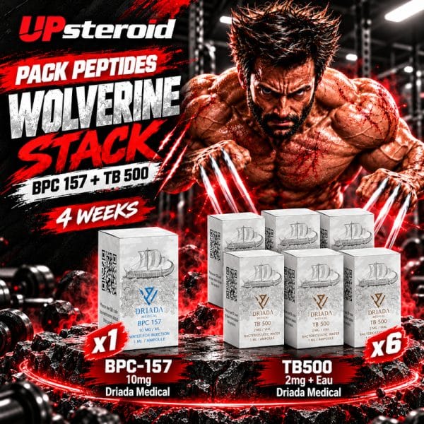 Pack Peptides Wolverine Stack (BPC 157 + TB 500) 4 semaines - DRIADA