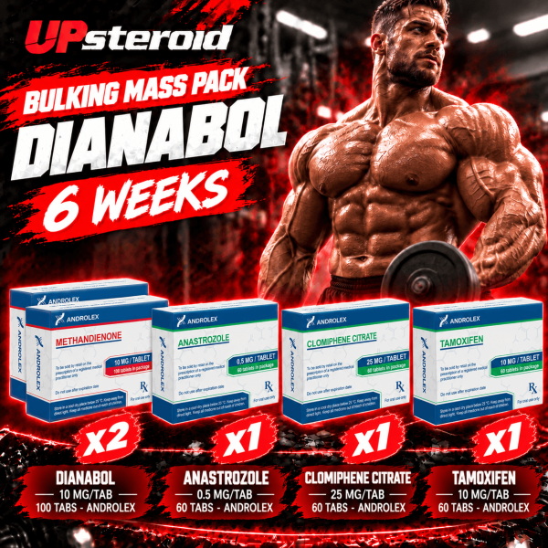 Pack Prise de Masse - ANDROLEX - DIANABOL (6 semaines)